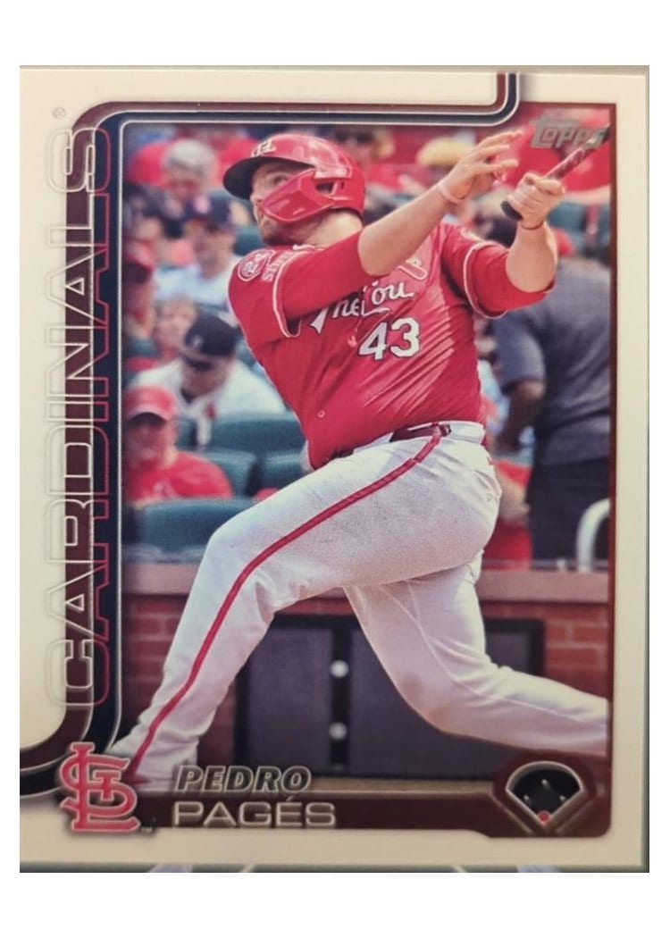 2025 Topps Base Set Pedro Pagés #252 card
