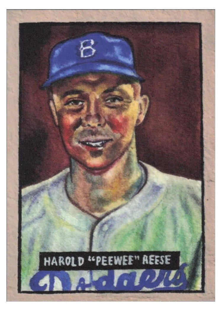 2025 Topps Shoebox Treasures 1951 Bowman SP Pee Wee Reese #B51-4 card