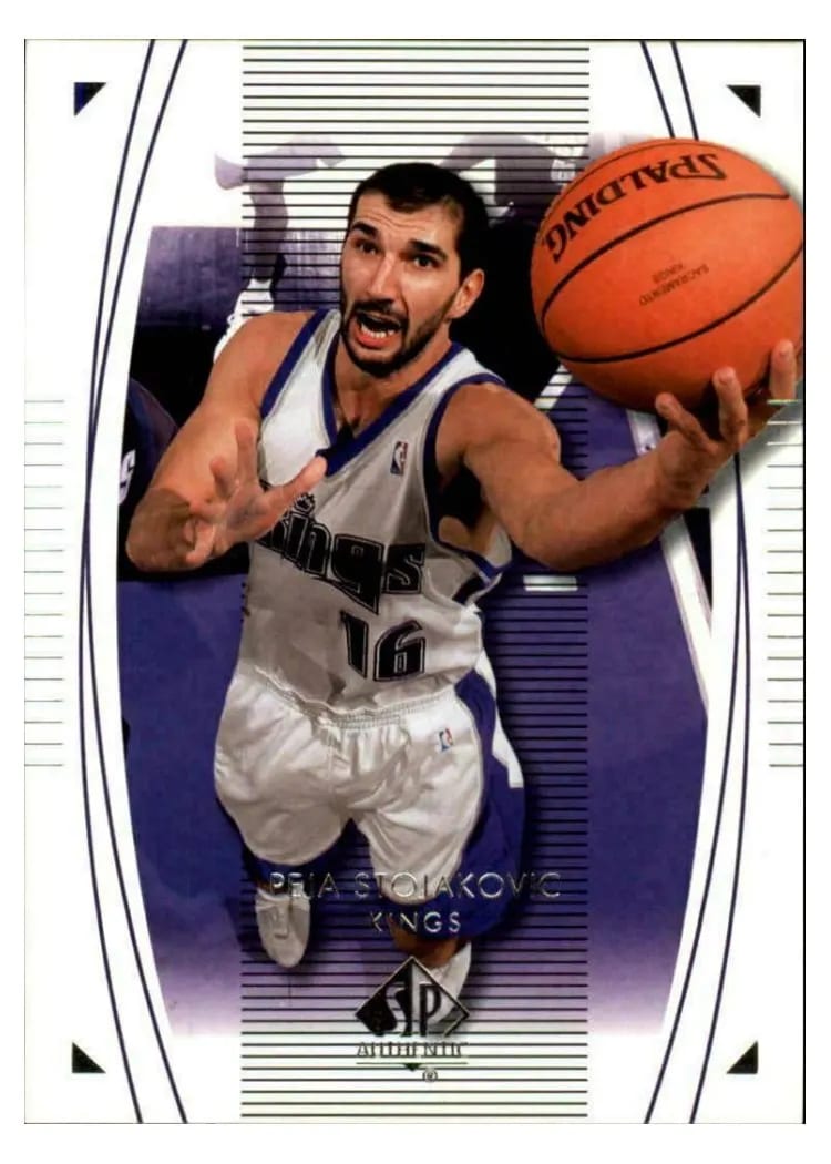 2003 SP Authentic Peja Stojakovic #72 card