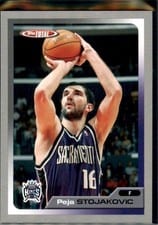 2005-06 Topps Total Base Set Peja Stojakovic #98 card