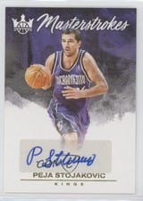 2023-24 Panini Court Kings Masterstrokes Autographs Peja Stojakovic #MS-PEJ card