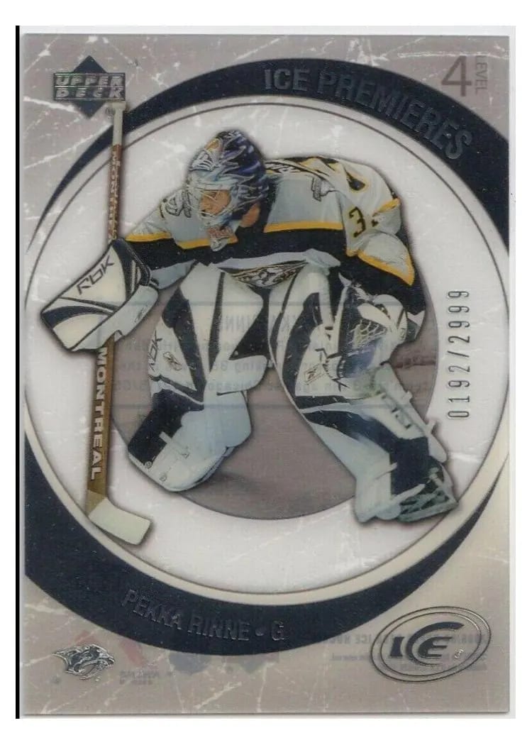 2005 Upper Deck Ice Pekka Rinne #251 card