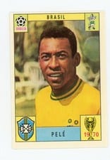 1970 Panini World Cup Mexico Pele card
