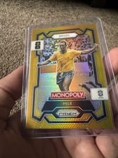 2026 Panini Prizm Monopoly FIFA World Cup Pele Gold #16 card