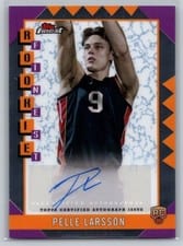 2024-25 Finest Rookie Finest Autographs Pelle Larsson #RFA-PL card