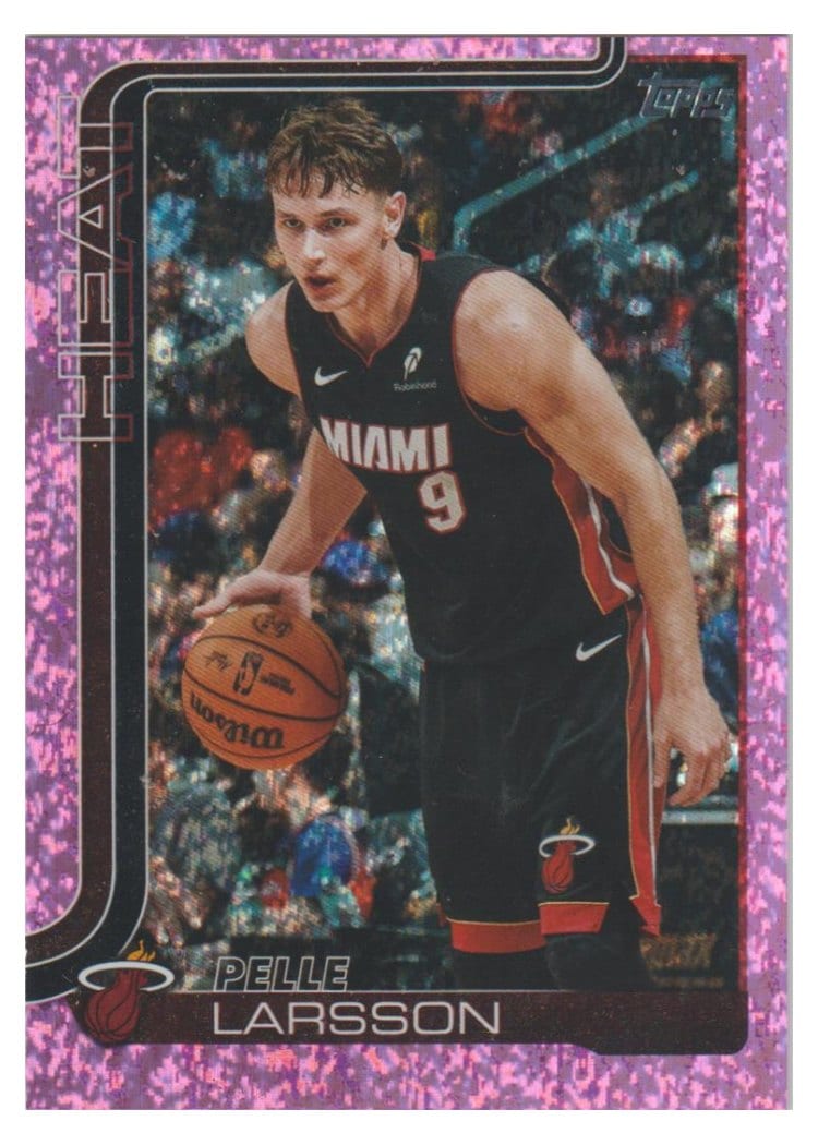 2025 Topps Pelle Larsson Holo Pink Foil #79 card