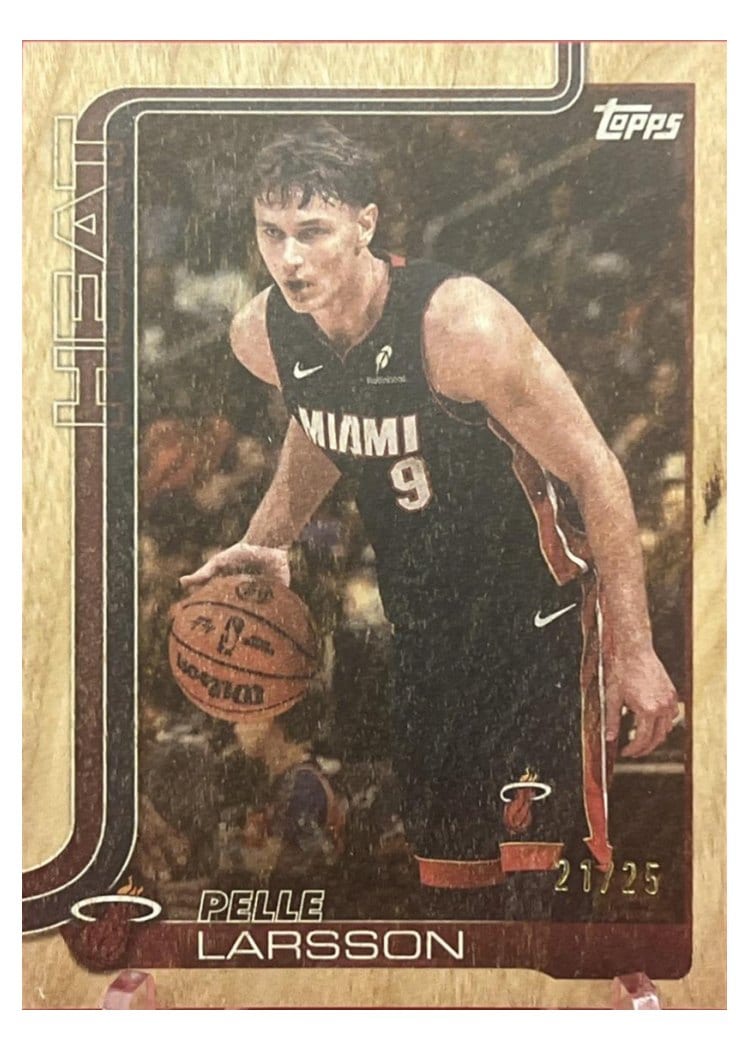 2025 Topps Pelle Larsson Wood #79 card