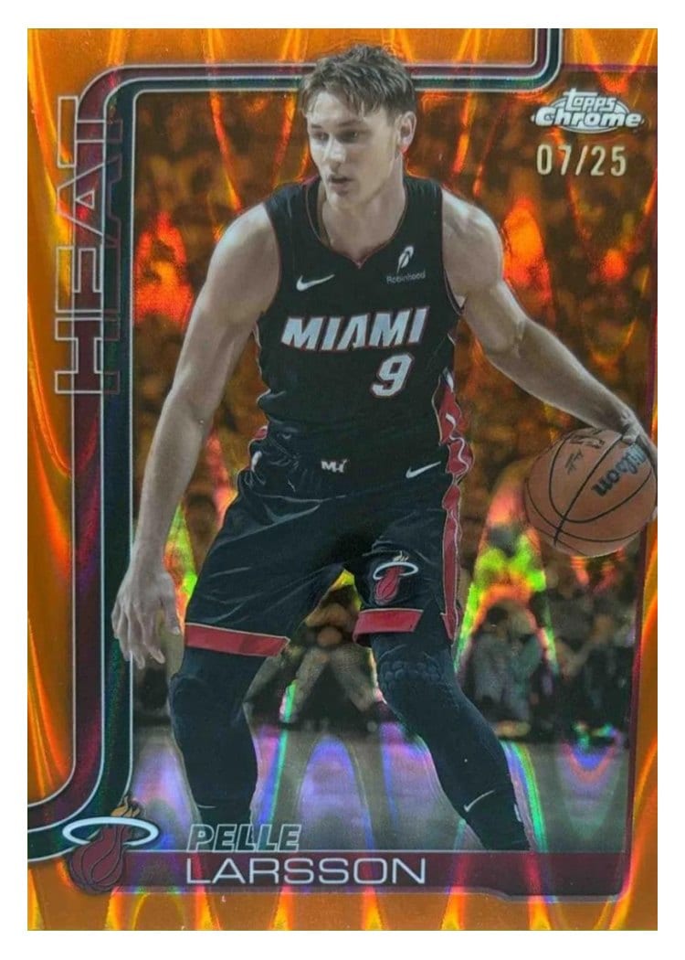 2025 Topps Chrome Pelle Larsson #189 card