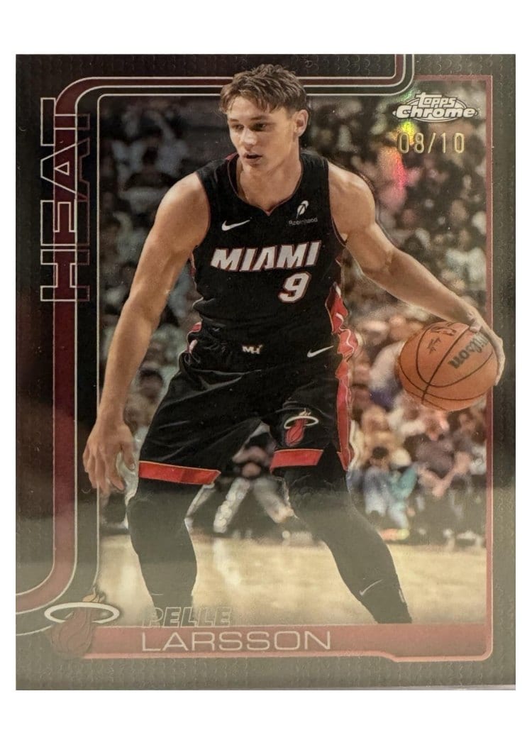 2025 Topps Chrome Pelle Larsson #189 card