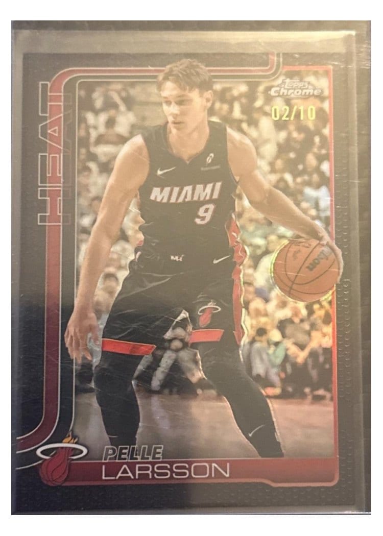 2025 Topps Chrome Pelle Larsson #189 card