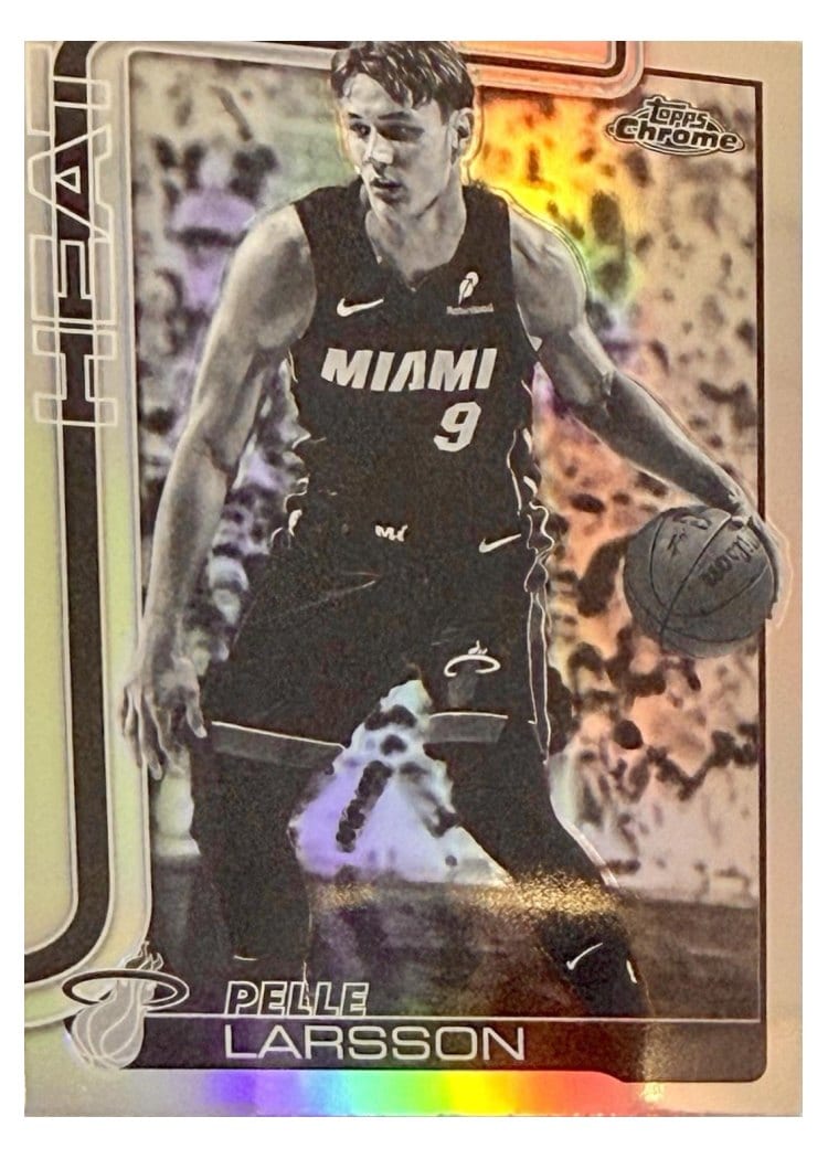 2025 Topps Chrome Pelle Larsson #189 card