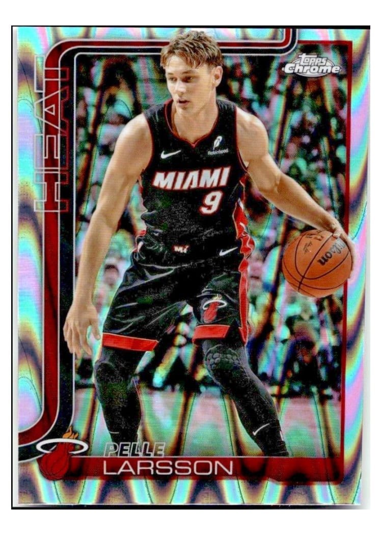 2025 Topps Chrome Pelle Larsson #189 card