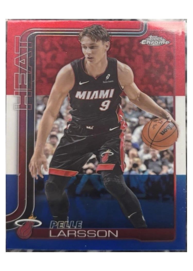 2025 Topps Chrome Pelle Larsson #189 card