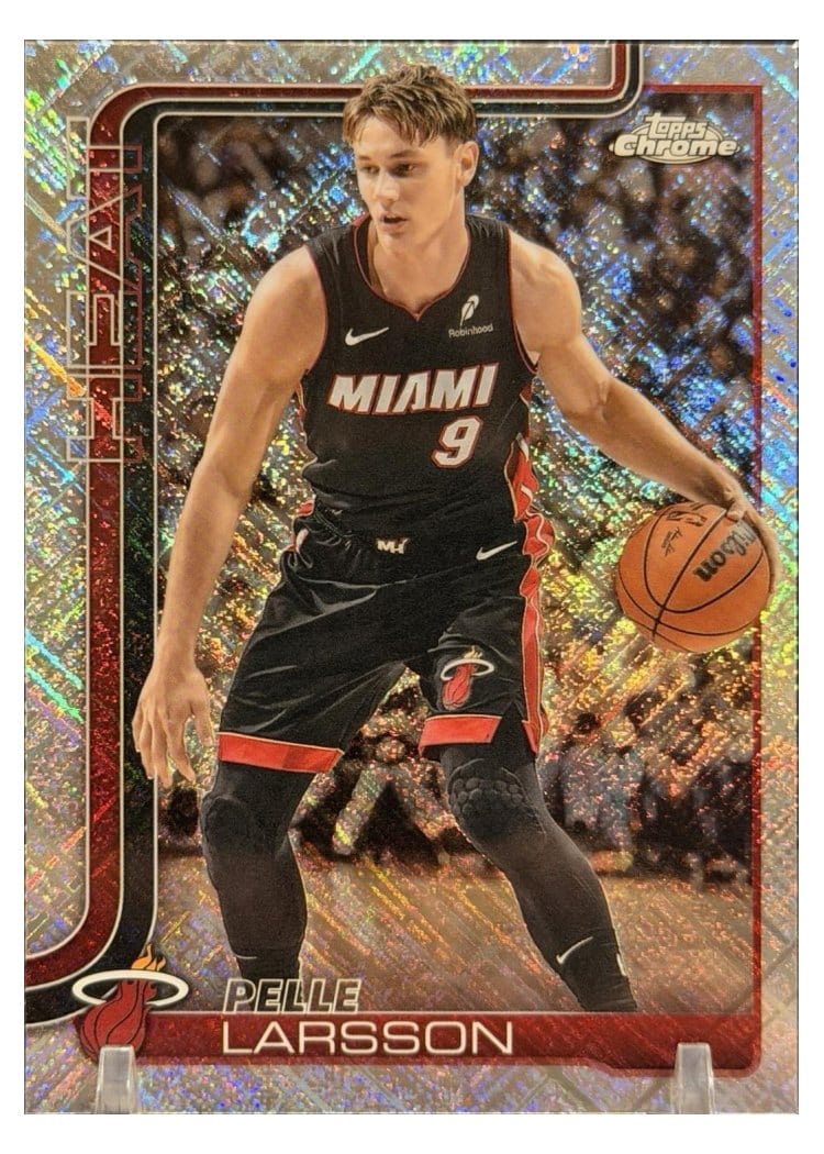 2025 Topps Chrome Pelle Larsson #189 card