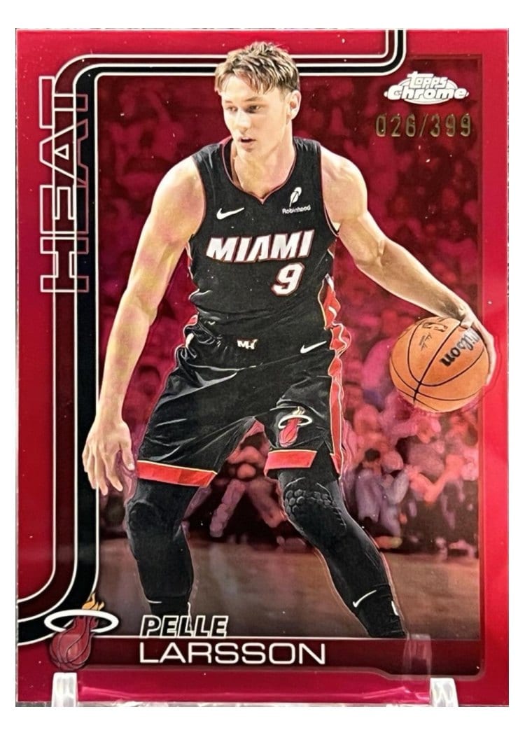 2025 Topps Chrome Pelle Larsson #189 card