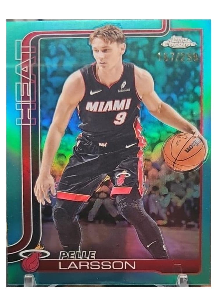 2025 Topps Chrome Pelle Larsson #189 card