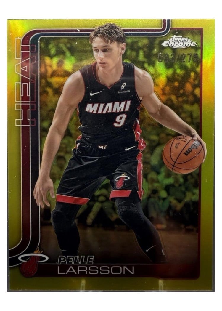 2025 Topps Chrome Pelle Larsson #189 card