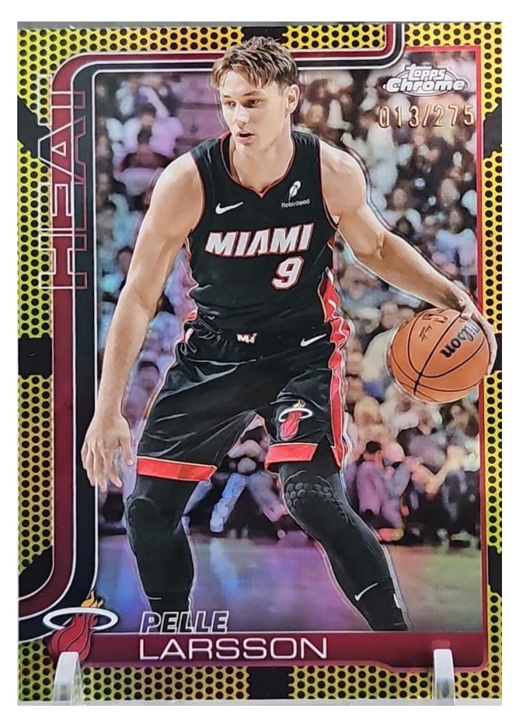 2025 Topps Chrome Pelle Larsson #189 card