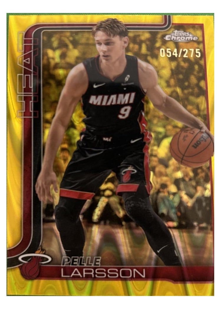 2025 Topps Chrome Pelle Larsson #189 card
