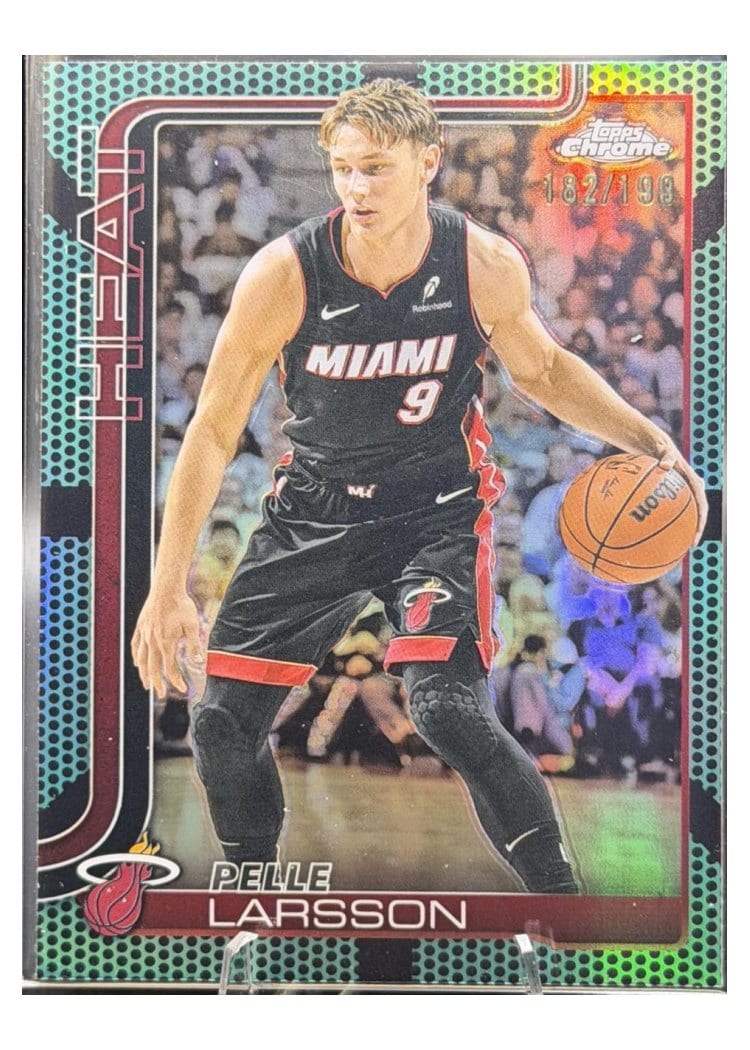 2025 Topps Chrome Pelle Larsson #189 card