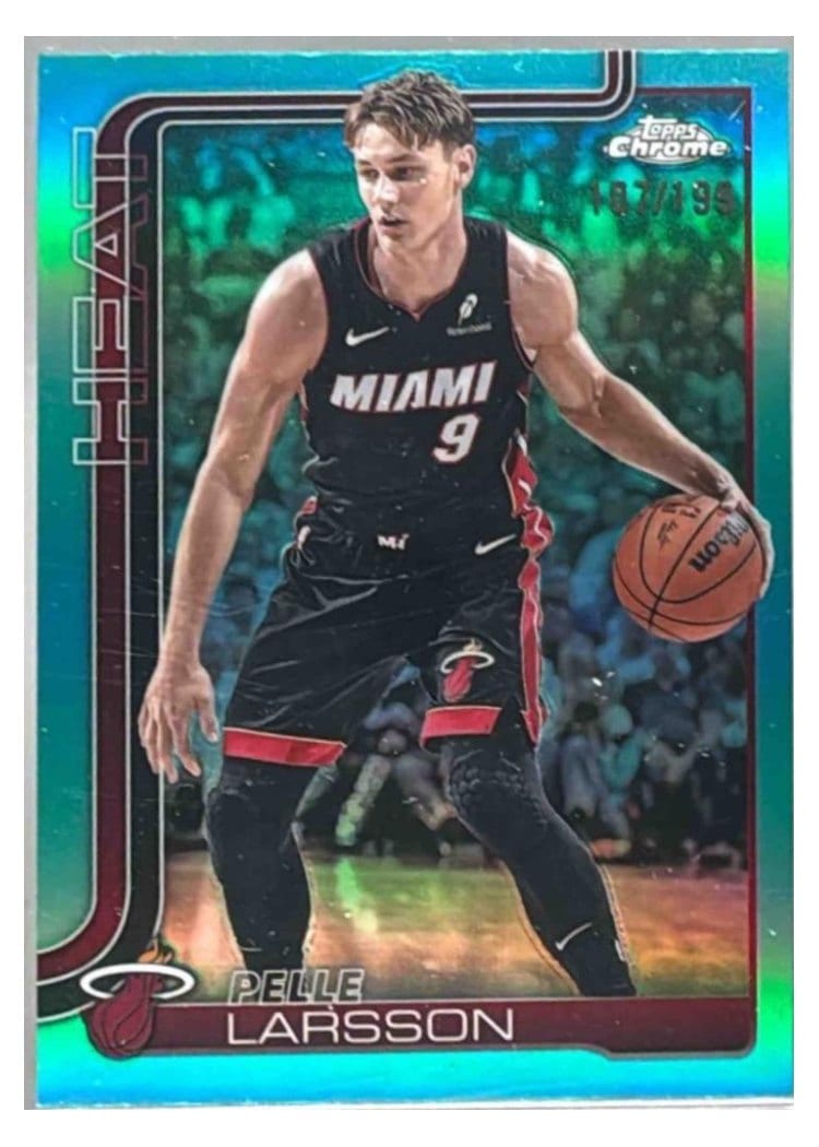 2025 Topps Chrome Pelle Larsson #189 card