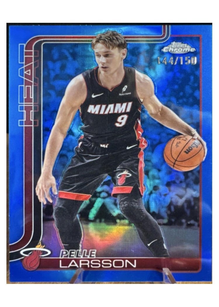 2025 Topps Chrome Pelle Larsson #189 card