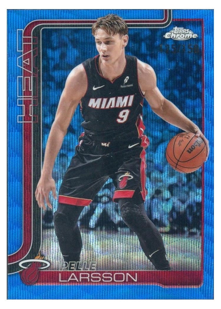 2025 Topps Chrome Pelle Larsson #189 card