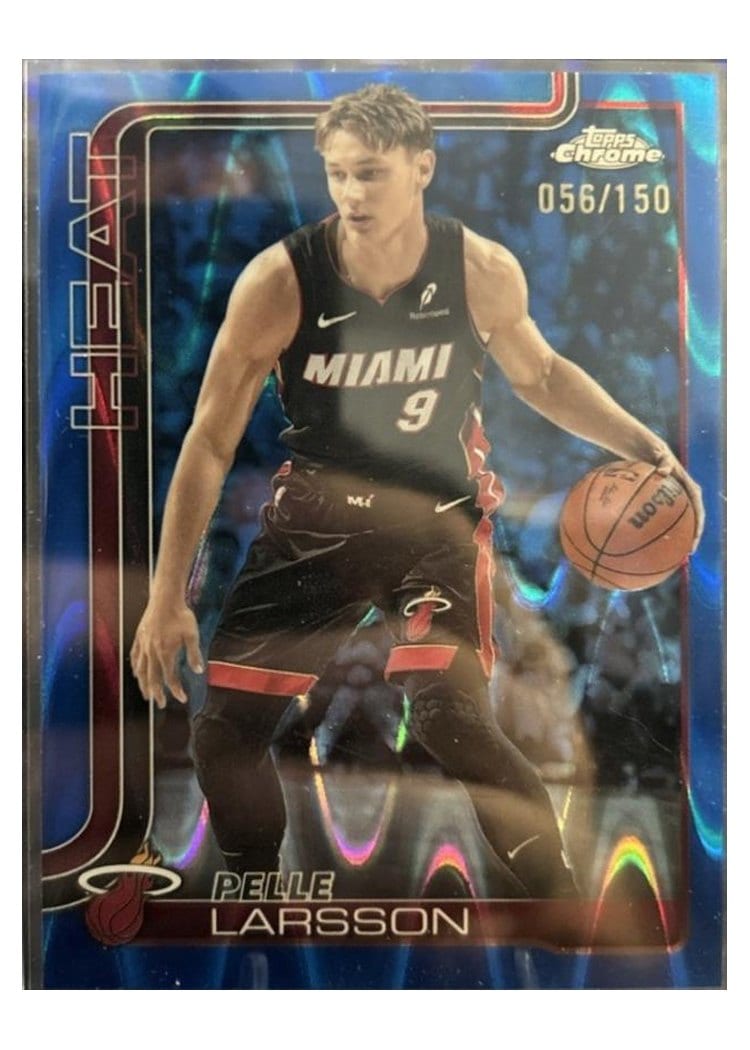 2025 Topps Chrome Pelle Larsson #189 card
