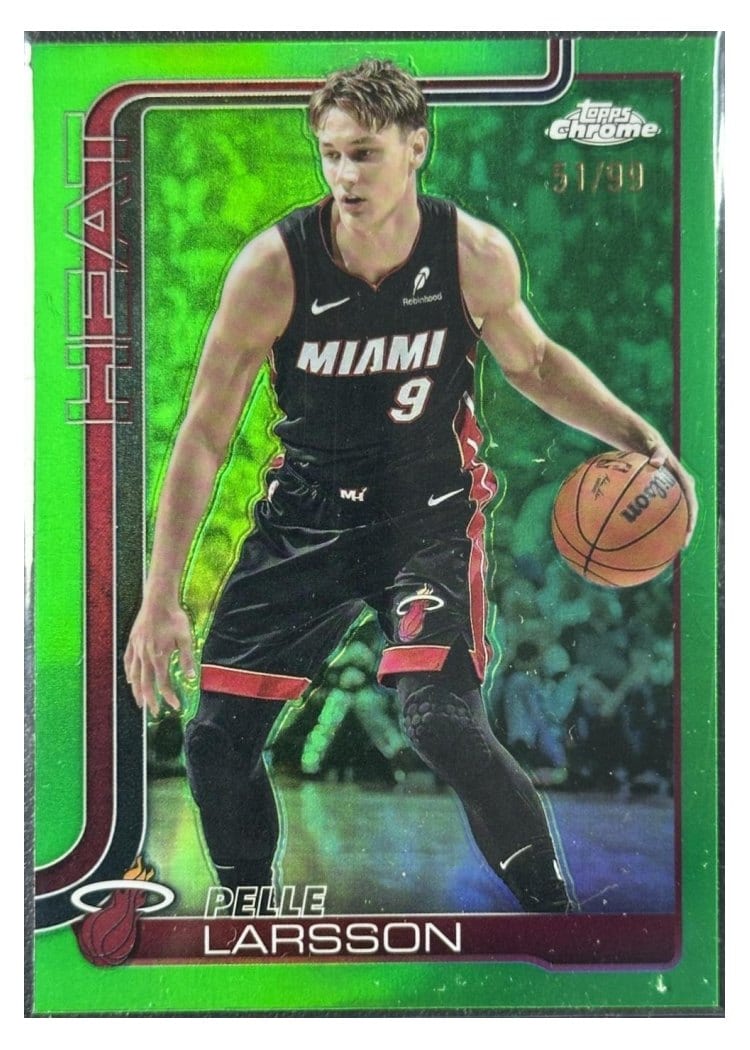 2025 Topps Chrome Pelle Larsson #189 card