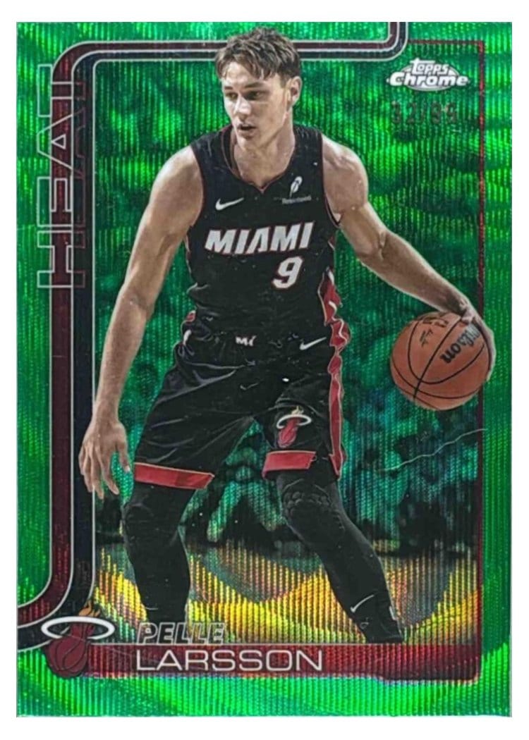 2025 Topps Chrome Pelle Larsson #189 card