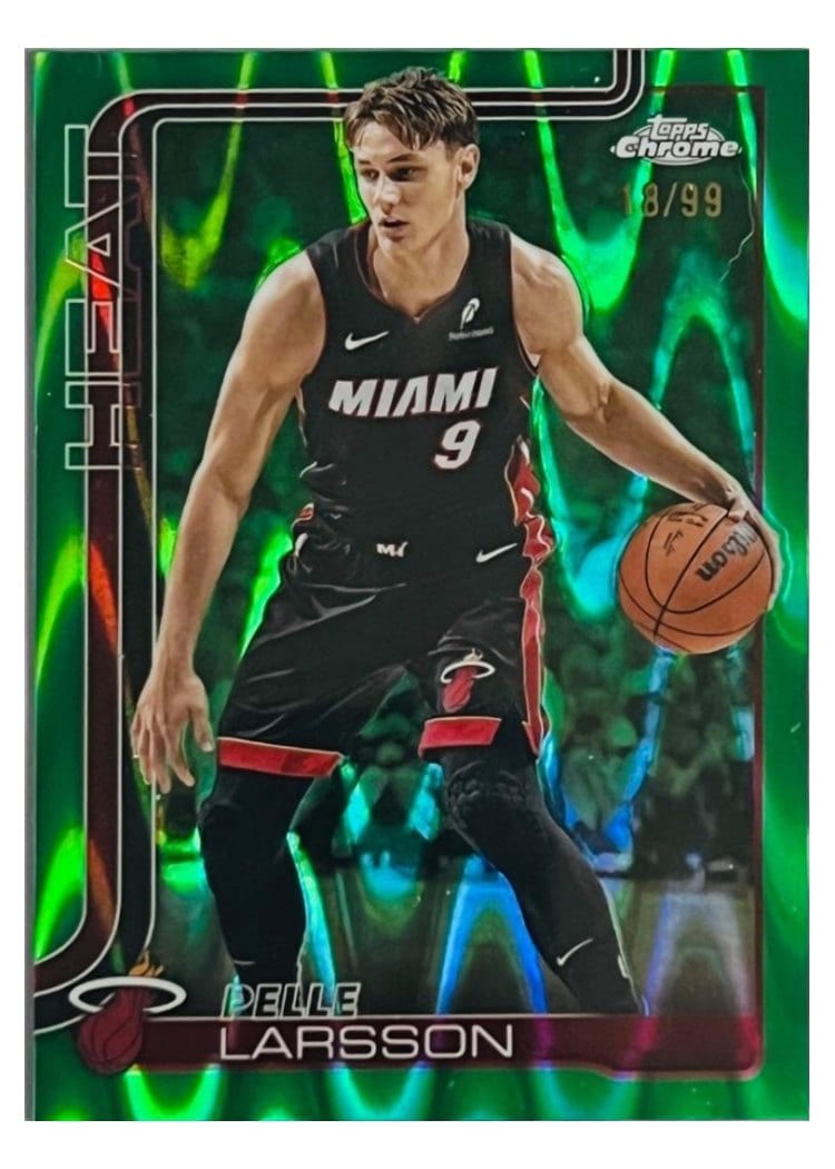 2025 Topps Chrome Pelle Larsson #189 card