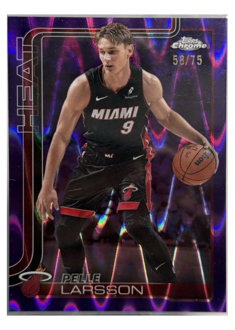 2025 Topps Chrome Pelle Larsson #189 card