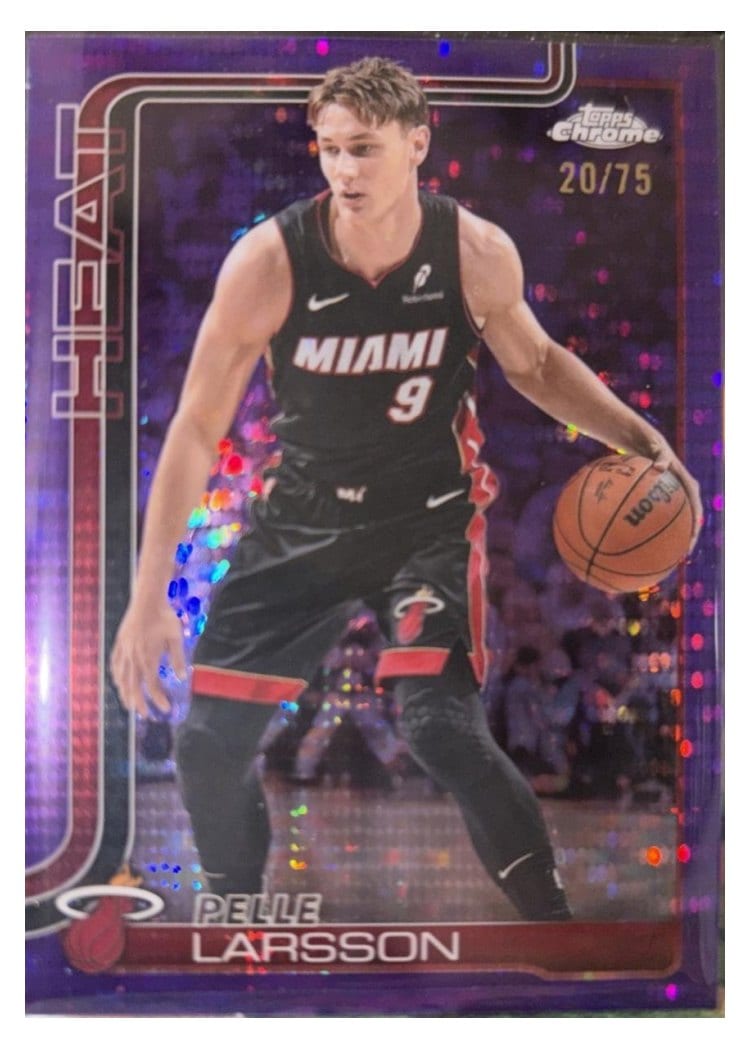 2025 Topps Chrome Pelle Larsson #189 card