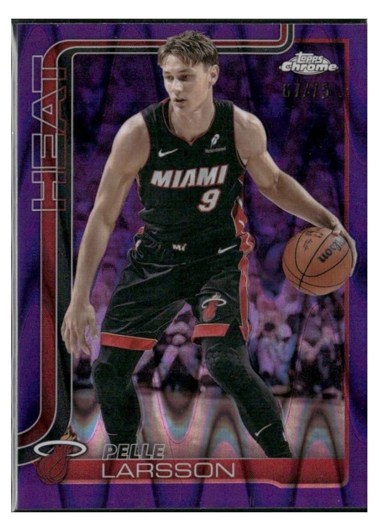 2025 Topps Chrome Pelle Larsson #189 card