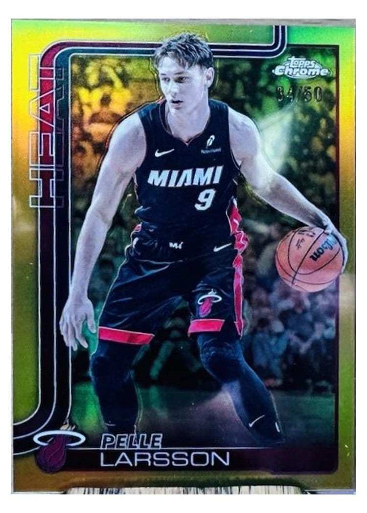 2025 Topps Chrome Pelle Larsson #189 card