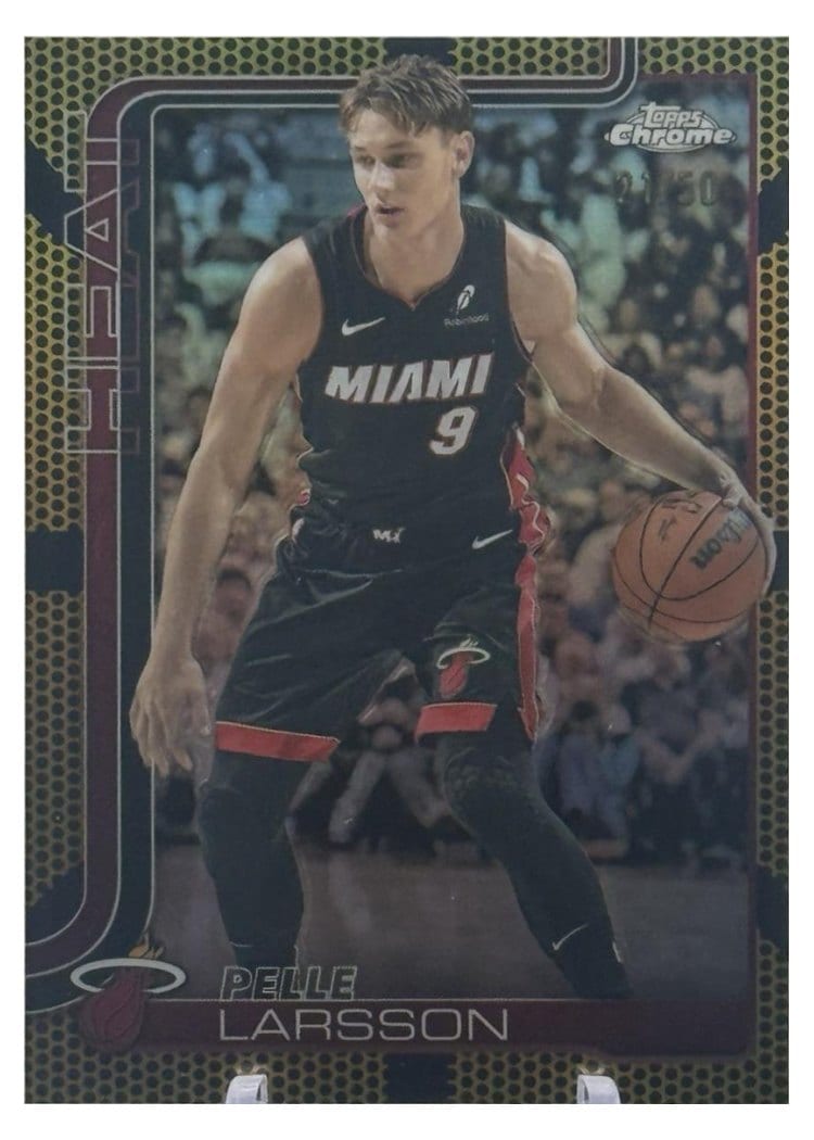 2025 Topps Chrome Pelle Larsson #189 card