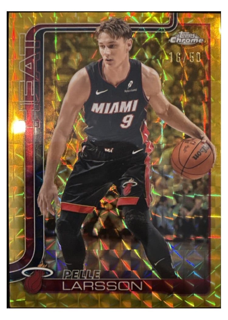 2025 Topps Chrome Pelle Larsson #189 card