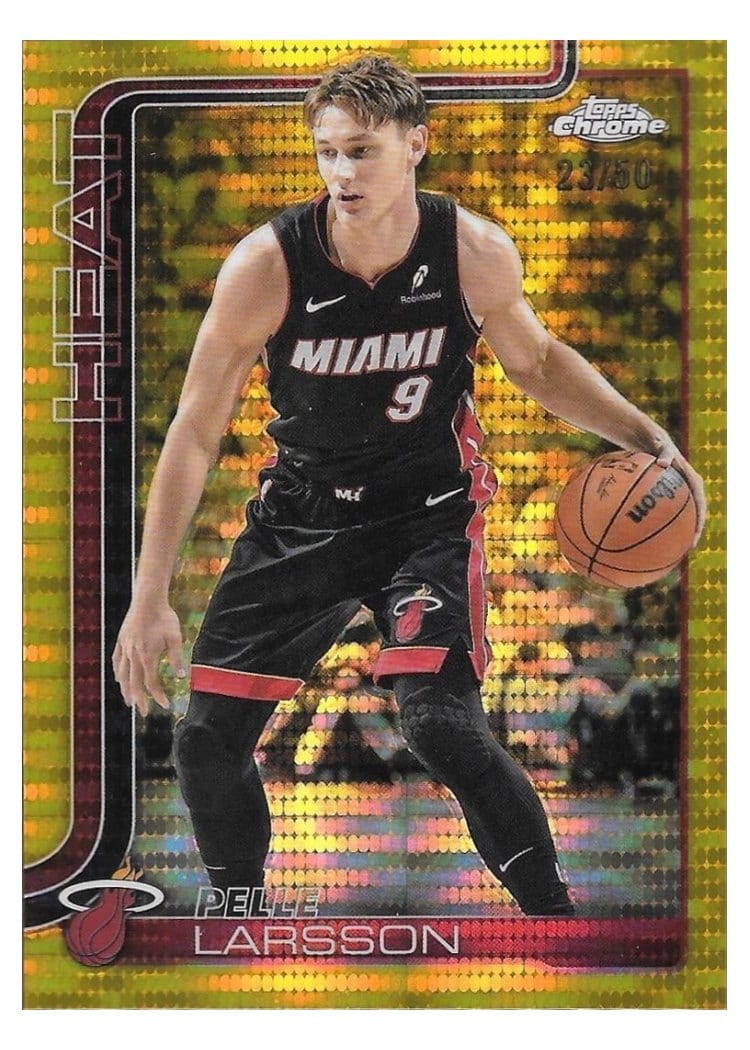 2025 Topps Chrome Pelle Larsson #189 card