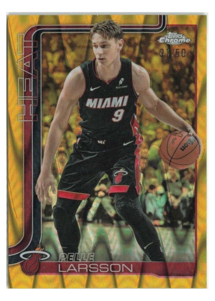 2025 Topps Chrome Pelle Larsson #189 card