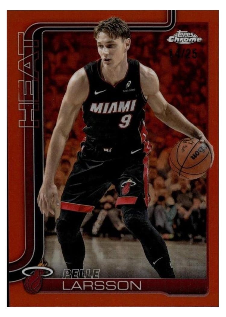 2025 Topps Chrome Pelle Larsson #189 card