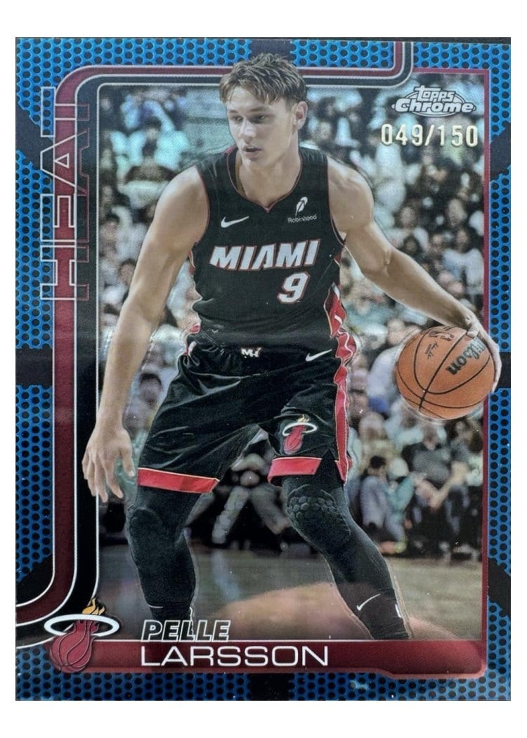 2025 Topps Chrome Pelle Larsson #189 card