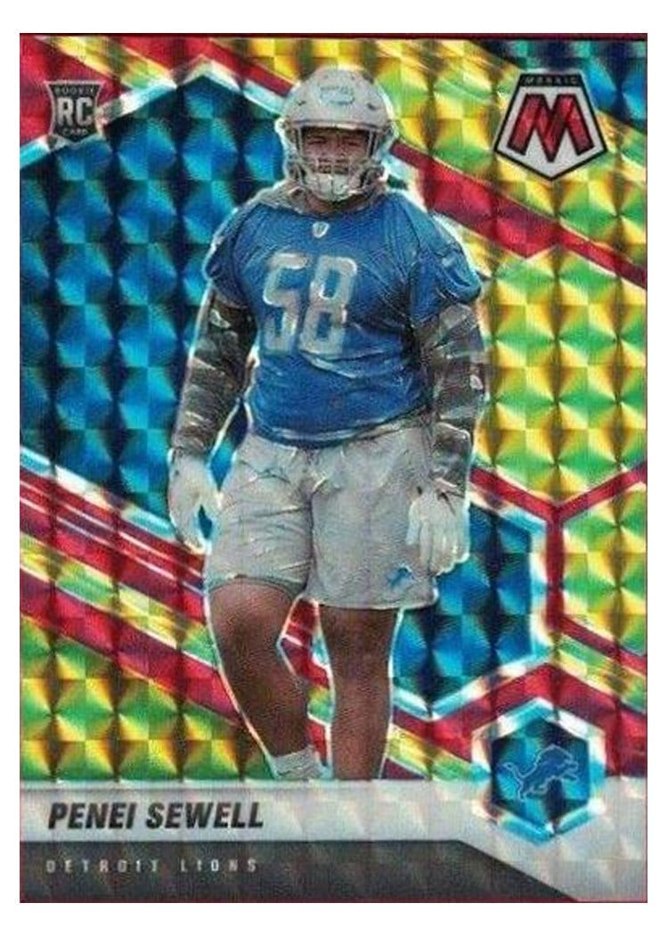 2021 Panini Mosaic Base Set Penei Sewell #370 card