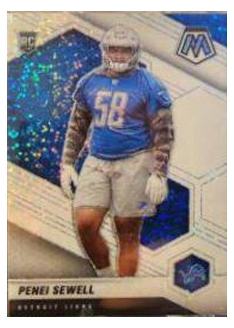 2021 Panini Mosaic Base Set Penei Sewell #370 card