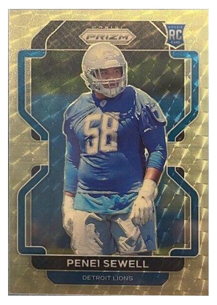 2021 Panini Prizm Base Set Penei Sewell #429 card