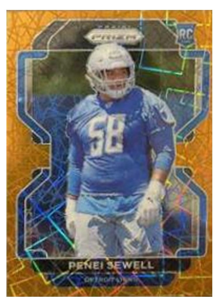 2021 Panini Prizm Base Set Penei Sewell #429 card