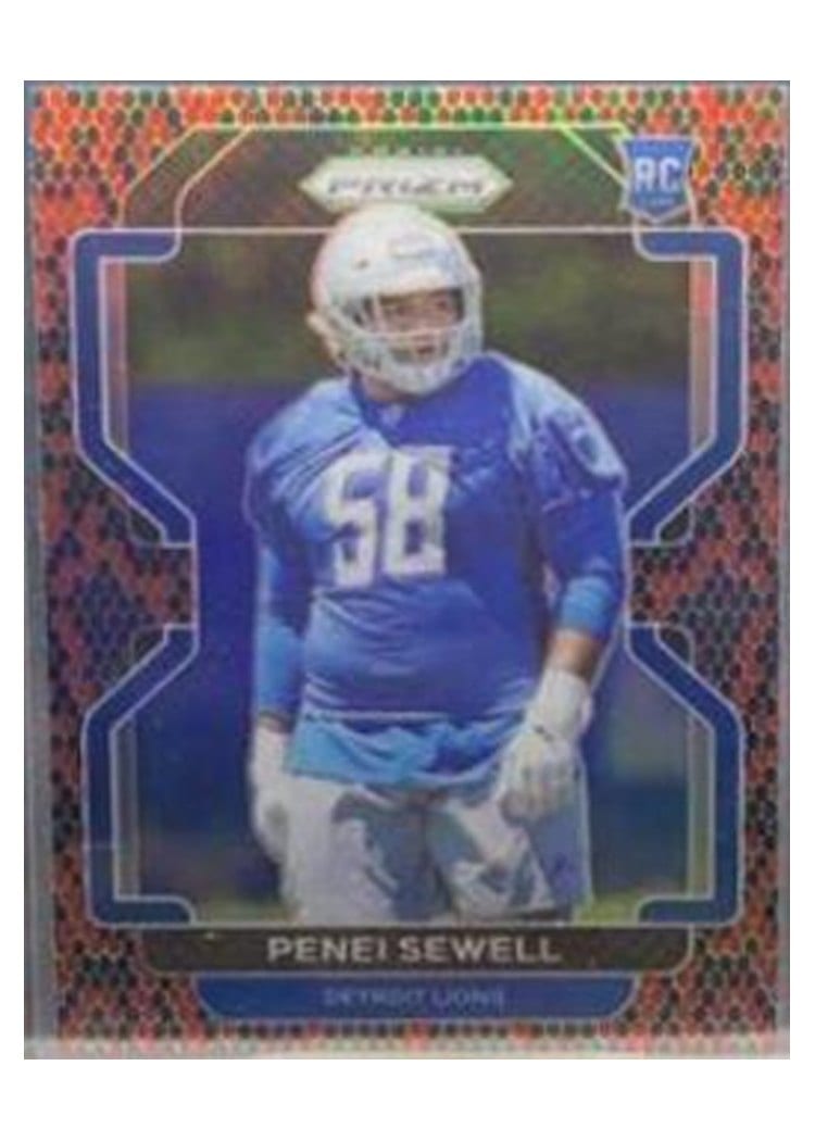 2021 Panini Prizm Base Set Penei Sewell #429 card