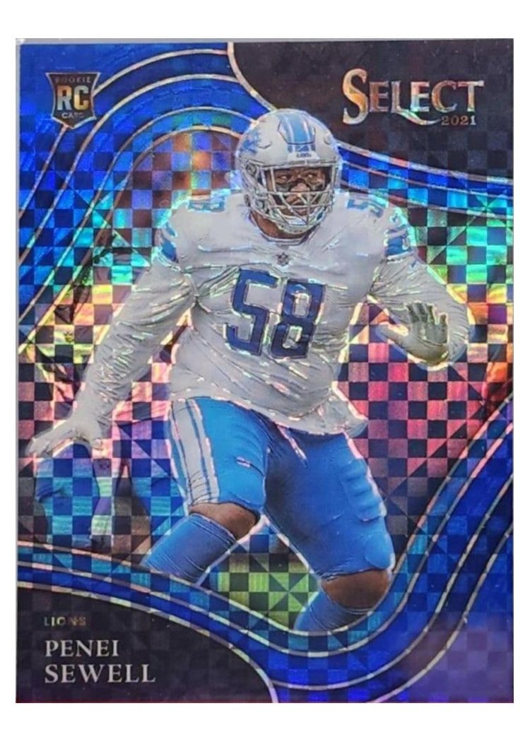 2021 Panini Select Base Set Penei Sewell #385 card