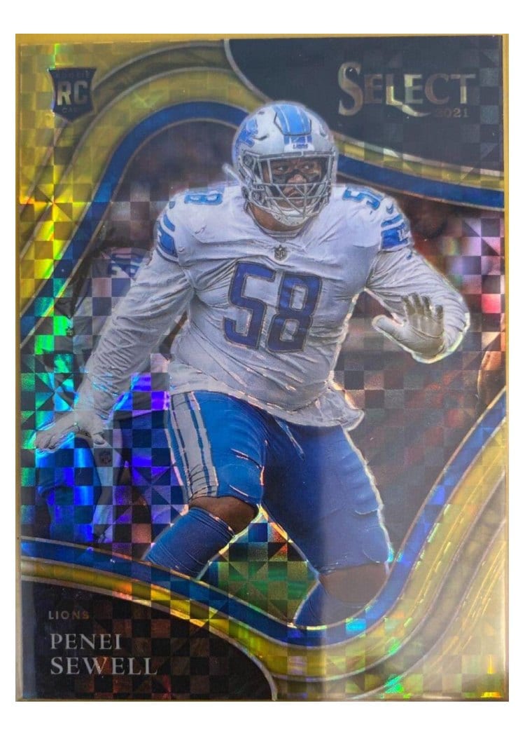 2021 Panini Select Base Set Penei Sewell #385 card