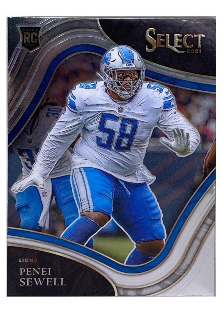 2021 Panini Select Base Set Penei Sewell #385 card