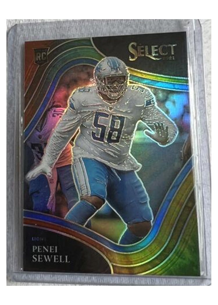 2021 Panini Select Base Set Penei Sewell #385 card